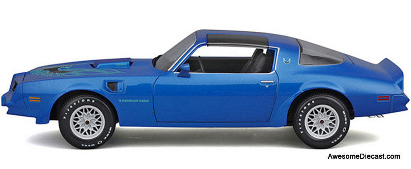 Maisto 1:18 1978 Pontiac Firebird Trans Am, Metallic Blue