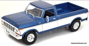 Maisto 1:18 1979 Ford F150 Pick-Up, Metallic Blue/White