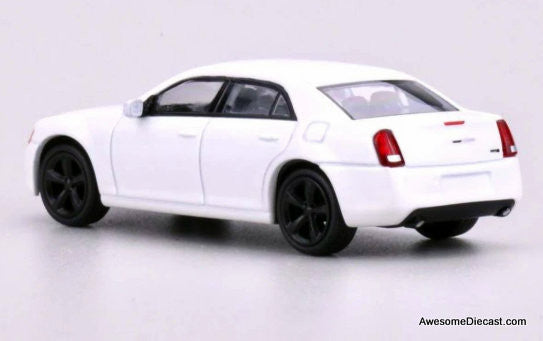 Chrysler 300, Pearlescent White 1:64 Diecast Model Car by 596 Model