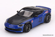 Mini GT 1:64 Nissan Z LB #23: Nation Works, Seiran Blue