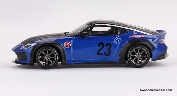 Mini GT 1:64 Nissan Z LB #23: Nation Works, Seiran Blue