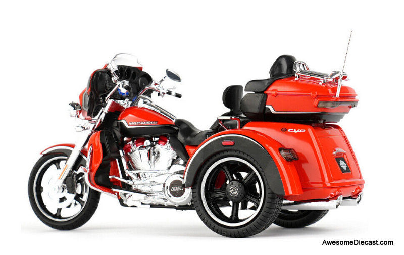 Maisto 1:12 2021 Harley Davidson CVO Tri Glide, Orange
