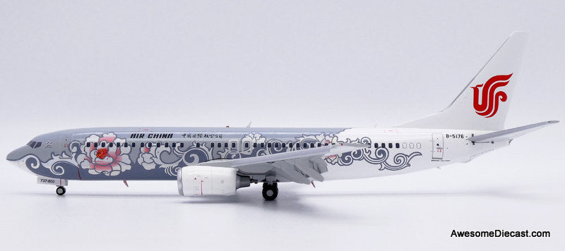JC Wings 1:200 Boeing 737-800 (Flaps Down): Air China "Silver Peony" (Reg #B-5176)