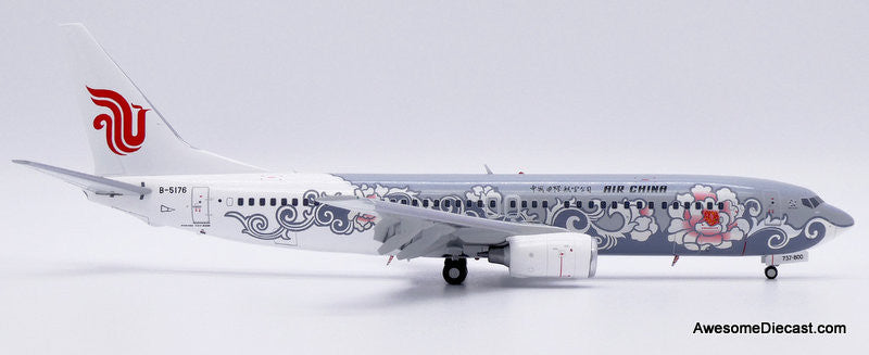 JC Wings 1:200 Boeing 737-800 (Flaps Down): Air China "Silver Peony" (Reg #B-5176)