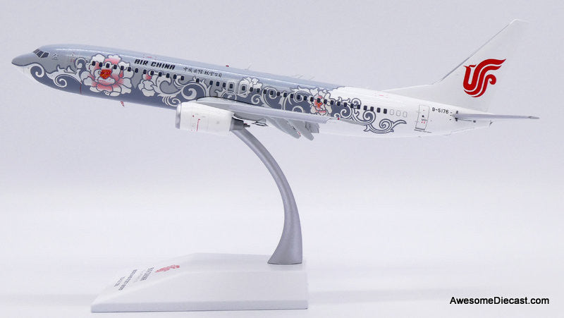 JC Wings 1:200 Boeing 737-800 (Flaps Down): Air China "Silver Peony" (Reg #B-5176)