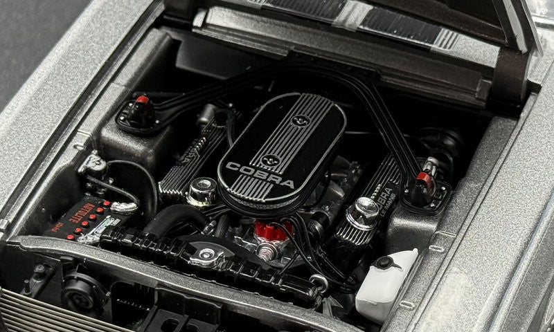 1967 Shelby GT500 Pro Touring Convertible, Metallic Gray 1:18 Diecast Model Car by ACME