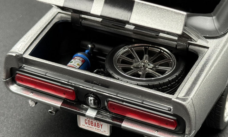 1967 Shelby GT500 Pro Touring Convertible, Metallic Gray 1:18 Diecast Model Car by ACME
