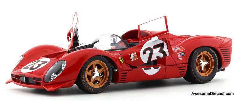 1967 Ferrari 330 P4 Daytona #23 1:24 Diecast Model Car by Burago