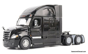 Freightliner New Cascadia w/76in High Roof Sleeper Cab, Black 1:50 Diecast Model Truck by Diecast Masters