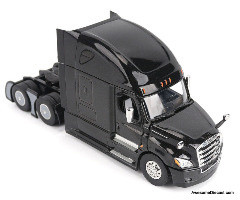 Freightliner New Cascadia w/76in High Roof Sleeper Cab, Black 1:50 Diecast Model Truck by Diecast Masters
