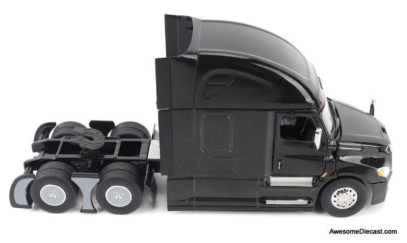 Freightliner New Cascadia w/76in High Roof Sleeper Cab, Black 1:50 Diecast Model Truck by Diecast Masters