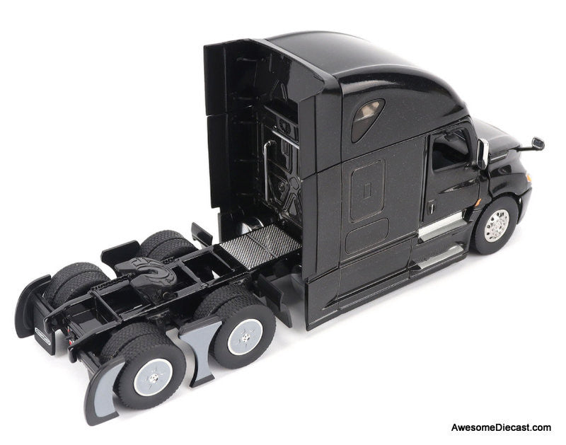 Freightliner New Cascadia w/76in High Roof Sleeper Cab, Black 1:50 Diecast Model Truck by Diecast Masters