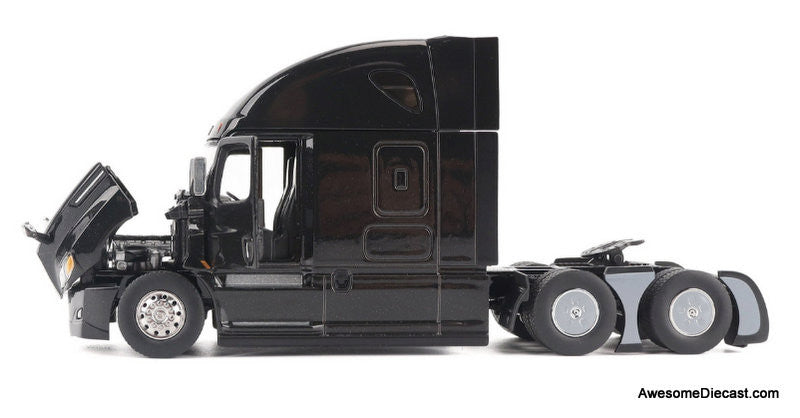 Freightliner New Cascadia w/76in High Roof Sleeper Cab, Black 1:50 Diecast Model Truck by Diecast Masters