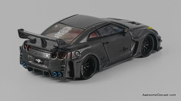 Nissan 35GT-RR LB-Silhouette Works GT, Full Carbon 1:64 Diecast Model Car by CM Model