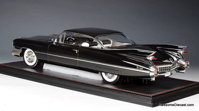 1959 Cadillac Coupe de Ville, Black 1:18 Resin Cast Model Car by Stamp Models