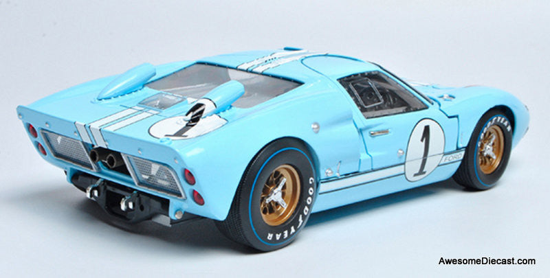 Shelby Collectibles 1:18 1966 Ford GT-40 MK11 #1, Gulf Blue