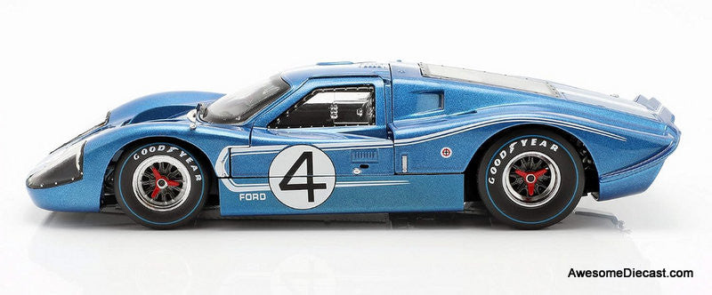 Shelby Collectibles 1:18 1967 Ford MK1V  #4, Blue: LeMans 24 Hour Winner L. Ruby/D. Hulme
