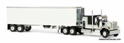 GMC General w/60in Flattop Sleeper & 40ft Vintage Reefer Trailer 1:64 Diecast Model Truck DCP by FG
