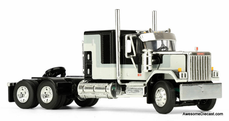 GMC General w/60in Flattop Sleeper & 40ft Vintage Reefer Trailer 1:64 Diecast Model Truck DCP by FG