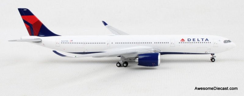Gemini Jets 1:400 Airbus A330-900neo: Delta Airlines (Reg #N407DX)