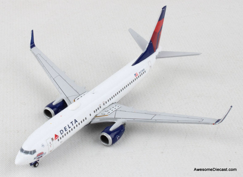 Gemini Jets 1:400 Boeing 737-800: Delta Airlines, Atlanta Braves