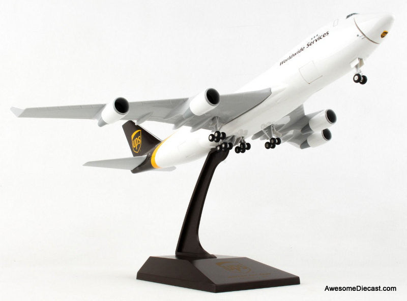 Boeing 747-400F: UPS Worldwide Services (Reg #N570UP) 1:200 ABS Plastic Model Plane by Sky Marks