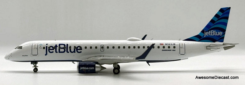 Embraer ERJ-190: JetBlue (Reg #N323JB) "Only Blue" 1:200 Diecast Model Plane by Gemini 200