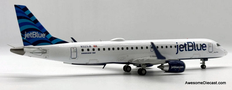 Embraer ERJ-190: JetBlue (Reg #N323JB) "Only Blue" 1:200 Diecast Model Plane by Gemini 200