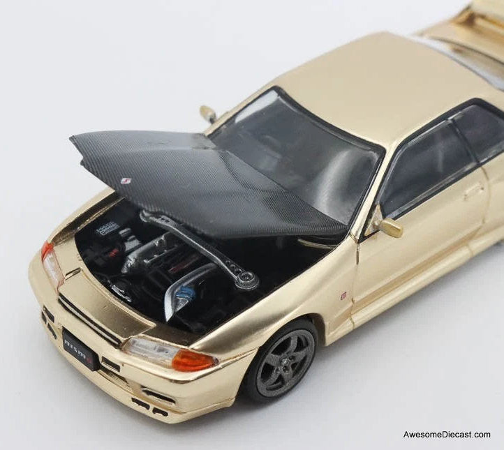 Nissan Skyline GT-R R32, Gold (Tokyo Auto Salon 2025 TASKL) 1:64