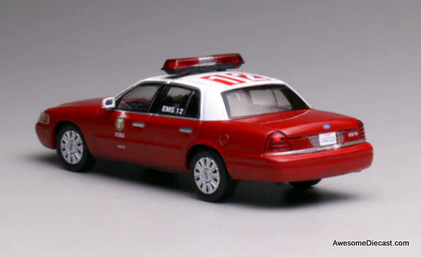 Ford Crown Victoria: Los Angeles Fire Department 1:64 Diecast Model Car by 596 Model