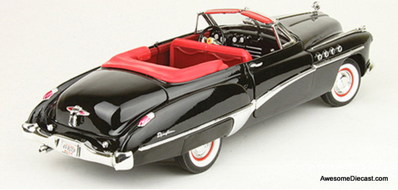 1949 Buick Roadmaster Convertible, Black 1:18 Diecast Model Car by Motor Max