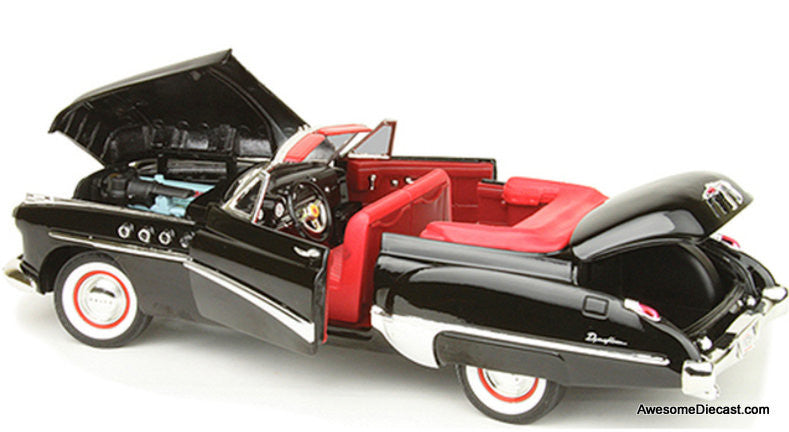 1949 Buick Roadmaster Convertible, Black 1:18 Diecast Model Car by Motor Max