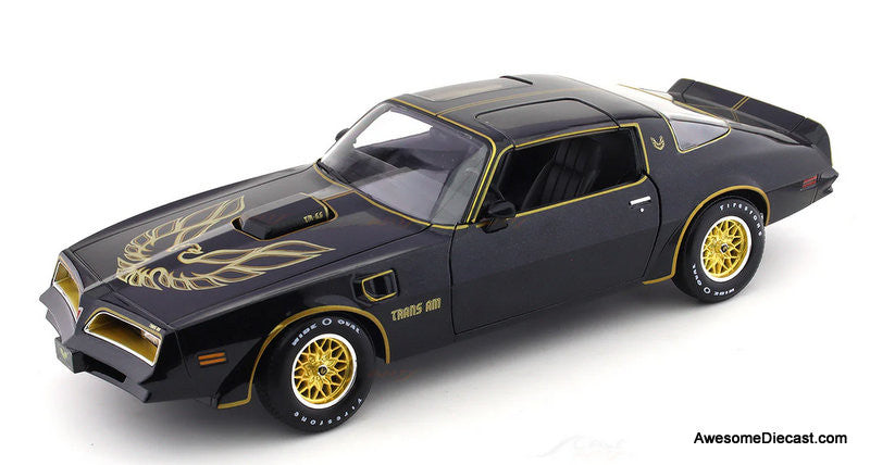 1978 Pontiac Firebird Trans Am, Black 1:18 Diecast Model Car by Maisto