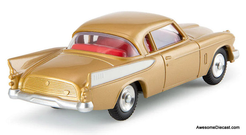 1958 Studebaker Goldenhawk, Metallic Gold 1:49 Diecast Model Car by Corgi Re-Creations