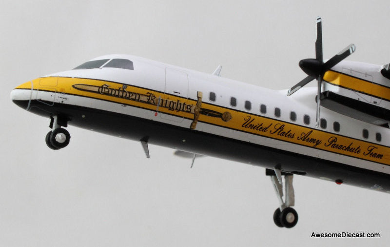 Bombardier C-147A US Army "Golden Knights" 1:200 Diecast Model Plane by Gemini 200