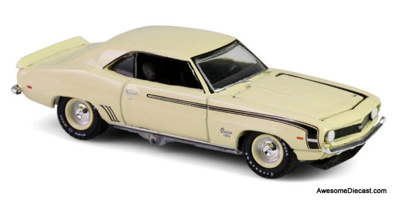 1969 Chevrolet Camaro SS 396, Butternut Yellow 1:64 Diecast Model Car by Greenlight