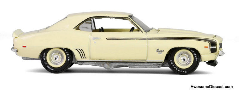1969 Chevrolet Camaro SS 396, Butternut Yellow 1:64 Diecast Model Car by Greenlight