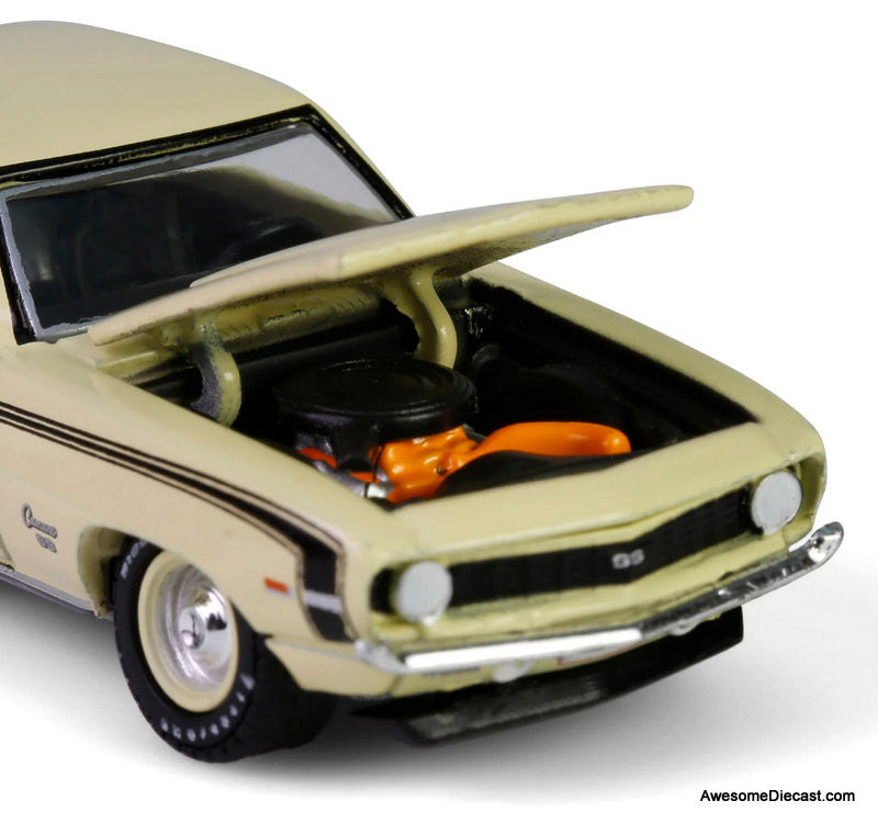 1969 Chevrolet Camaro SS 396, Butternut Yellow 1:64 Diecast Model Car by Greenlight
