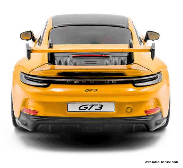 2023 Porsche 911 992 GT3, Signal Yellow 1:43 Diecast Model Car by Solido