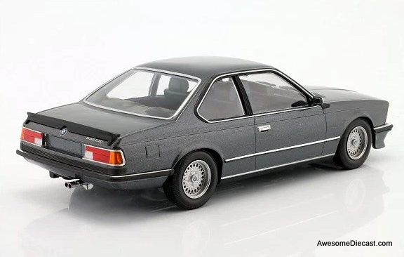 BMW 635 CSi, Metallic Gray 1:18 Diecast Model Car by Minichamps