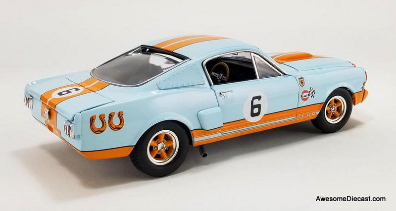 1965 Shelby GT350R #6 (Gulf Racing Tribute) 1:18 Diecast Model Car by ACME