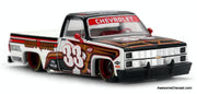 Chevy Silverado Kaido Intimidator VI, White/Brown #33 1:64 Diecast Model Truck by Kaido House