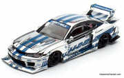 Nissan Silvia S15, Silvia Chrome 1:64 Diecast Model Car by Pop Race