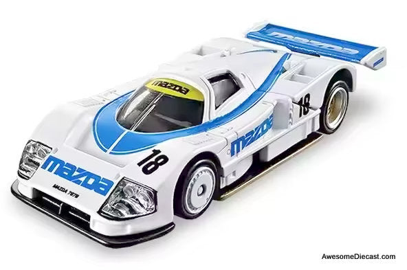 Mazda 787B #18, White 1:64 Diecast Model Car by Tomica