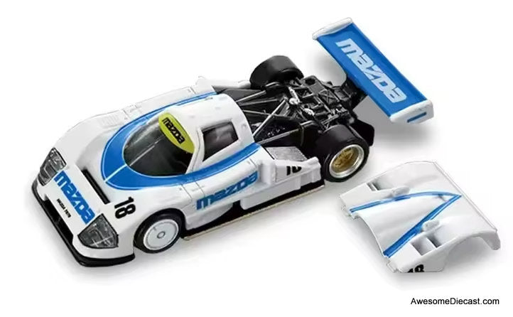 Mazda 787B #18, White 1:64 Diecast Model Car by Tomica