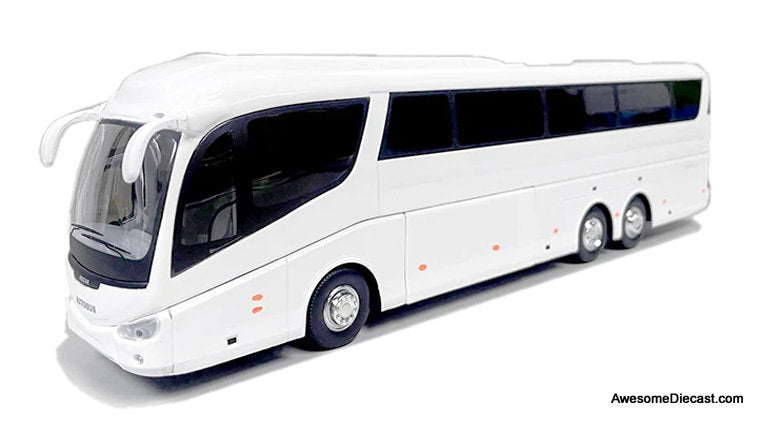 Scania Irizar Pb Super Coach Autobus, White 1:50 Diecast Model Bus by Cararama