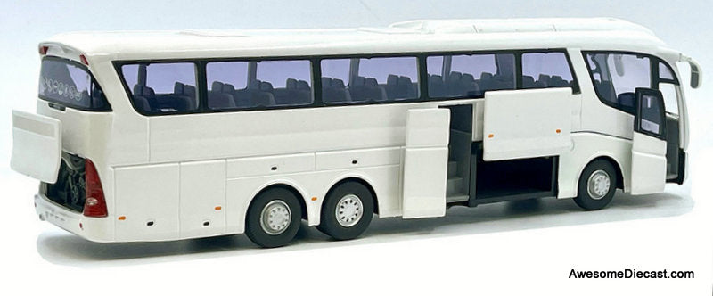 Scania Irizar Pb Super Coach Autobus, White 1:50 Diecast Model Bus by Cararama