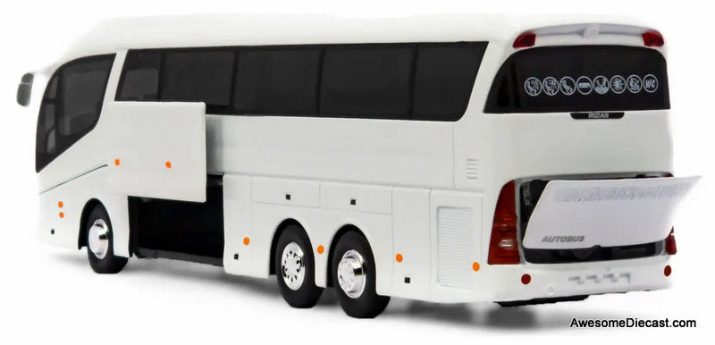 Scania Irizar Pb Super Coach Autobus, White 1:50 Diecast Model Bus by Cararama