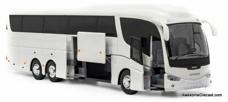 Scania Irizar Pb Super Coach Autobus, White 1:50 Diecast Model Bus by Cararama