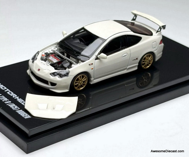 Honda Integra Type R (DC5) Mugen, Championship White 1:64 Diecast Model Car by MotorHelix